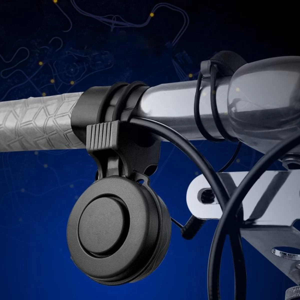 Elektrische Fietsbel 120 DB | USB Oplaadbaar | Zwart | Waterproof 4 Elektrische Fietsbel 120 DB | USB Oplaadbaar | Zwart | Waterproof - Afbeelding 2