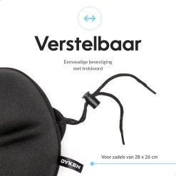 Dyken Zadelhoes Fiets Gel - Zadeldek - Universele Fietszadelhoes - Brede Zadels - Zwart -Extreem Snel Rijden 1200x1200 612