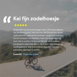 Dyken Zadelhoes Fiets Gel - Zadeldek - Universele Fietszadelhoes - Brede Zadels - Zwart -Extreem Snel Rijden 1200x1200 615