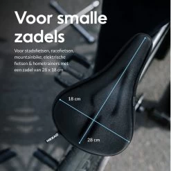 Dyken Zadelhoes Fiets Gel - Zadeldek - Universele Fietszadelhoes - Smalle Zadels - Zwart -Extreem Snel Rijden 1200x1200 627