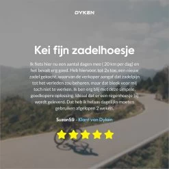 Dyken Zadelhoes Fiets Gel - Zadeldek - Universele Fietszadelhoes - Smalle Zadels - Zwart -Extreem Snel Rijden 1200x1200 631