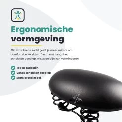 Voltano Rokzadel / Fietszadel – Rok – Zwart - Foam Vulling - Ademend En Comfortabel Materiaal -Extreem Snel Rijden 1200x1200 689