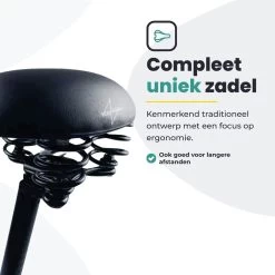 Voltano Rokzadel / Fietszadel – Rok – Zwart - Foam Vulling - Ademend En Comfortabel Materiaal -Extreem Snel Rijden 1200x1200 695