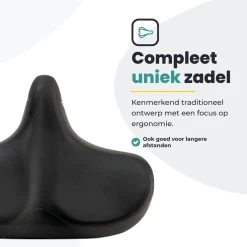 Voltano City XXXL Fietszadel – Unisex Extra Breed Fietszadel – Tegen Zadelpijn – 100% Waterdicht – Incl. Gratis Zadelstrop - Zwart 23 Voltano City XXXL Fietszadel – Unisex Extra Breed Fietszadel – Tegen Zadelpijn – 100% Waterdicht – Incl. Gratis Zadelstrop - Zwart -Extreem Snel Rijden 1200x1200 715