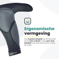 Voltano Ergonomisch Gevormde Fiets Handvatten Met Bar Ends - Handvat Eenvoudig Vastzetten Met Imbus - Incl. Bevestigingsmateriaal - Anti Plak Coating - Fietshandvatten Met Verhoogde Grip -Extreem Snel Rijden 1200x1200 748