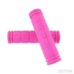 Merkloos ESTARK® - Fietshandvatten - Handvatten - Universeel - Fiets – Mountainbike – Professioneel - Grips - Extra Grip – Fietshandvaten -Handvaten - Handig Te Monteren - Anti-slip – Fietsen – Stuur – Bikegrips – Stevig - Rubber Roze - (R-roze) -Extreem Snel Rijden 1200x1200 761