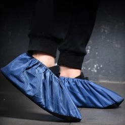 Herbruikbare Overschoenen | Schoenovertrek | Maat 37-42 | Blauw Met Streepje | Antislip | Wasbaar -Extreem Snel Rijden 1200x1200 827