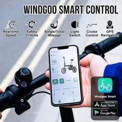 Merkloos Windgoo B20 V3- APP IOS Android - Elektrische Vouwfiets - E Bike - 7.8Ah Batterij - 250W - 14 Inch - 25 KM/H - Zwart -Extreem Snel Rijden 1200x1200 83