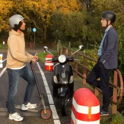 GOOFF® Skate Snorscooter Helm | Brede Pasvorm | 14x Ventilatie | Matzwart | Lichtgewicht (L) -Extreem Snel Rijden 1200x1200 835