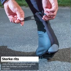 BBB Cycling WaterFlex 3.0 Overschoenen Fiets - Racefiets En Mountainbike Overschoen - Waterbestendig - Zwart - Maat 45/46 -Extreem Snel Rijden 1200x1200 876