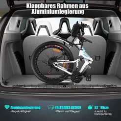 Myatu E-Bike 26-inch E-bike Voor Vrouwen En Mannen, Mountainbike Elektrische Fiets Met 36V 10.4AH Accu En Shimano 21 Versnellingen, 21 Versnellingen, Derailleur, 250 W-Zwart En Blauw -Extreem Snel Rijden 1200x1200 98