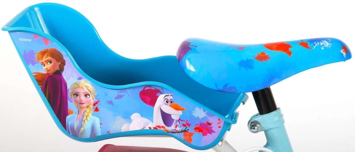 Volare Disney Frozen 2 Kinderfiets - Meisjes - 12 Inch - Blauw/Paars - Twee Handremmen 14 Volare Disney Frozen 2 Kinderfiets - Meisjes - 12 Inch - Blauw/Paars - Twee Handremmen - Afbeelding 12