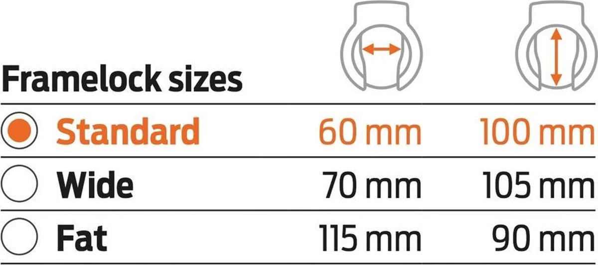 Slotset AXA Defender + Insteekketting 100cm + Tas Op Kaart 8 Slotset AXA Defender + Insteekketting 100cm + Tas Op Kaart - Afbeelding 6