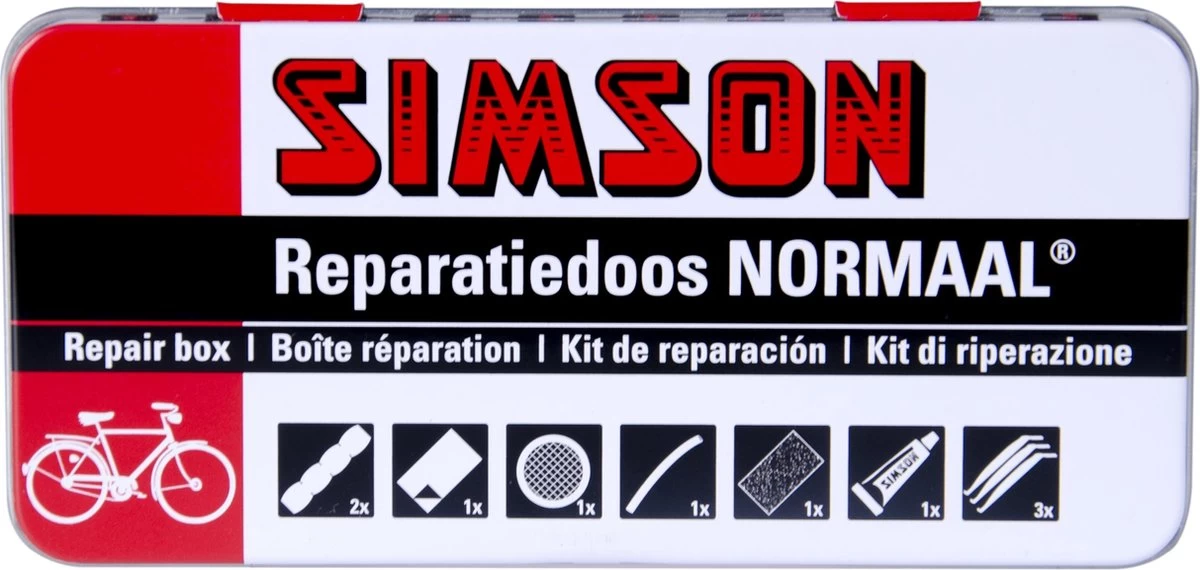 Simson Bandenreparatieset - Bandenplakset Compleet - Type Normaal T.b.v. Fiets - 7 Delig 9 Simson Bandenreparatieset - Bandenplakset Compleet - Type Normaal T.b.v. Fiets - 7 Delig - Afbeelding 7