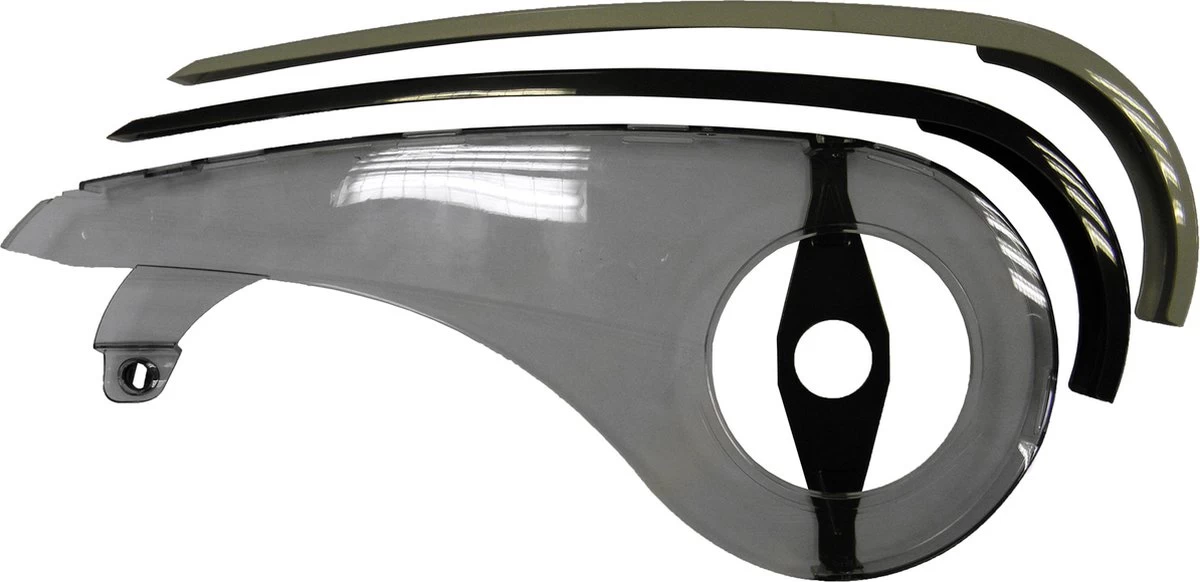 Kettingscherm Axa Scope 2 46-48T - Lichtgrijs Met Zwarte Rand (winkelverpakking) 7 Kettingscherm Axa Scope 2 46-48T - Lichtgrijs Met Zwarte Rand (winkelverpakking) - Afbeelding 5