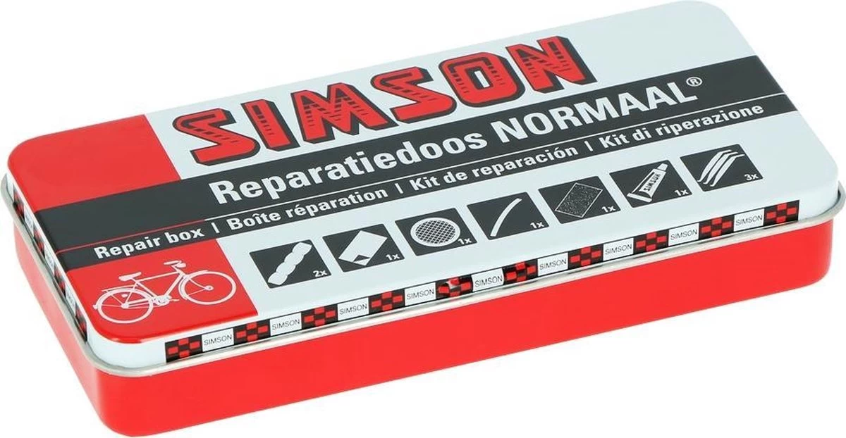 Simson Bandenreparatieset - Bandenplakset Compleet - Type Normaal T.b.v. Fiets - 7 Delig 10 Simson Bandenreparatieset - Bandenplakset Compleet - Type Normaal T.b.v. Fiets - 7 Delig - Afbeelding 8