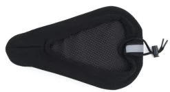 Merkloos Fietszadel Overtrek - Zwart