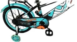 Kinderfiets - 16 Inch Kinderfiets -vanaf 4-7 Jaar Jongens En Meisjes Fietsen - Terugtrap -Rem -Stabilisatoren（2 Zijwieltjes）- Mandje - Achterbank - Groen -Extreem Snel Rijden 1200x663 1