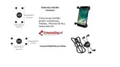 RAM Mount X-Grip™ Voor Grote Smartphones RAM-HOL-UN10BU -Extreem Snel Rijden 1200x675 23