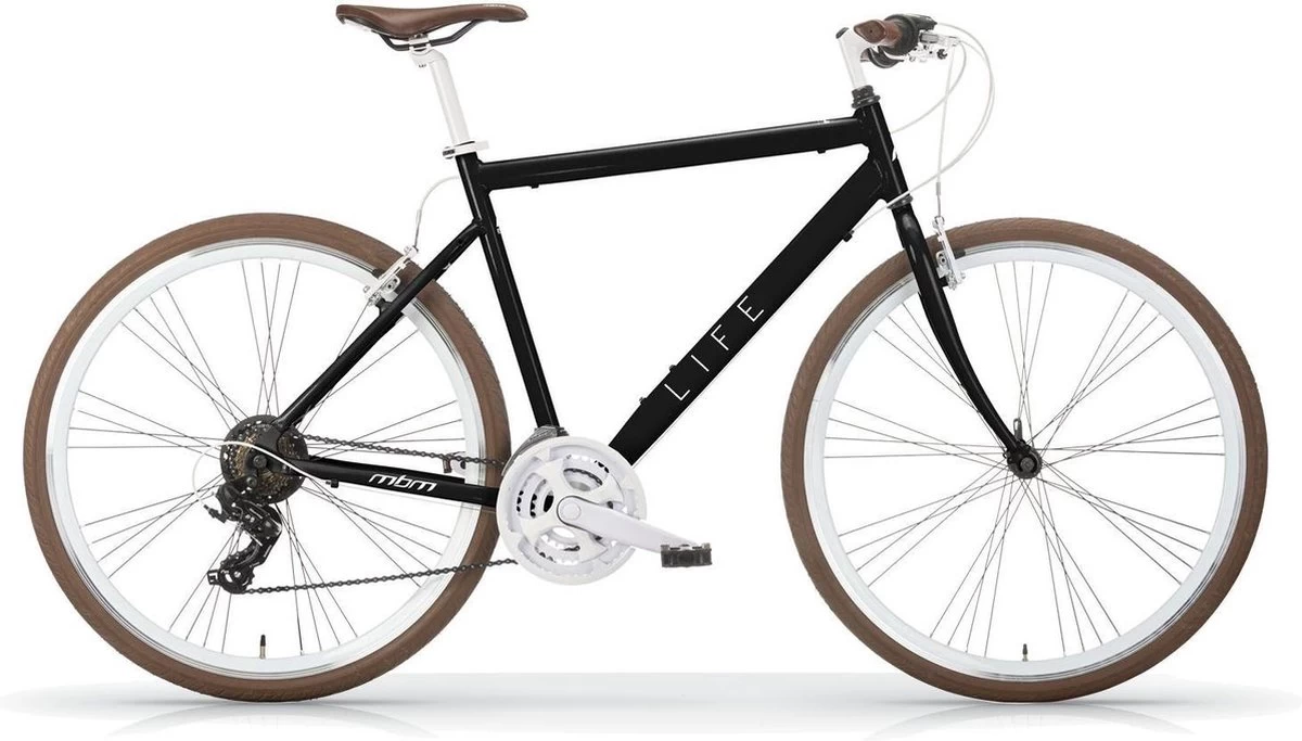 MBM Life Fixed Gear 58 Cm Zwart 4 MBM Life Fixed Gear 58 Cm Zwart - Afbeelding 2