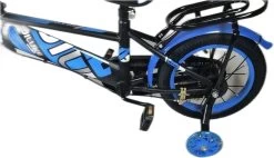 Kinderfiets - 14 Inch Kinderfiets -vanaf 3-5 Jaar Jongens En Meisjes Fietsen - Terugtrap -Rem -Stabilisatoren(2 Zijwieltjes)- Mandje - Achterbank - Blauw 18 Kinderfiets - 14 Inch Kinderfiets -vanaf 3-5 Jaar Jongens En Meisjes Fietsen - Terugtrap -Rem -Stabilisatoren(2 Zijwieltjes)- Mandje - Achterbank - Blauw -Extreem Snel Rijden 1200x692