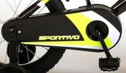 Volare Sportivo Kinderfiets - Jongens - 16 Inch - Neon Geel Zwart - 95% Afgemonteerd -Extreem Snel Rijden 1200x699