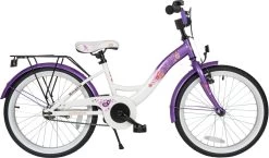Bikestar 20 Inch Classic Kinderfiets, Lila / Wit -Extreem Snel Rijden 1200x704 2