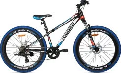 Supersuper Kiyoko Kinder Mountainbike - 7 Versnellingen - 26 Inch - Jongens - Zwart/Blauw