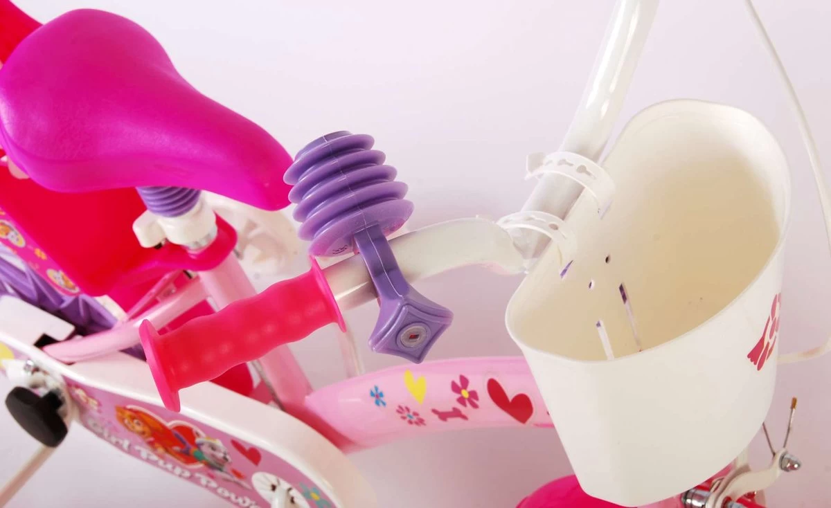 Volare Paw Patrol Kinderfiets - Meiden - 12 Inch - Roze - Doortrapper 19 Volare Paw Patrol Kinderfiets - Meiden - 12 Inch - Roze - Doortrapper - Afbeelding 17