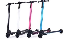 * SUPERDEAL * Techno LITE - Elektrische Step - Super Lichtgewicht - 23 Km/u - 3 Rijstanden - Opvouwbaar - Met LED Verlichting Voor & Achter - Wit -Extreem Snel Rijden 1200x734 4