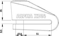 Oxford XA14 Alarm Schijfremslot ART 4 - Geel -Extreem Snel Rijden 1200x738 6
