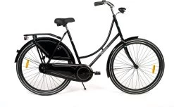 Wheelerz.nl Omafiets 28 Inch/ 53cm Zwart | Unisex