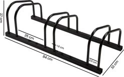 Alora Fietsenrek Voor 3 Fietsen Zwart- Met Muurbevestiging - Fietsen Rek -Extreem Snel Rijden 1200x747 3