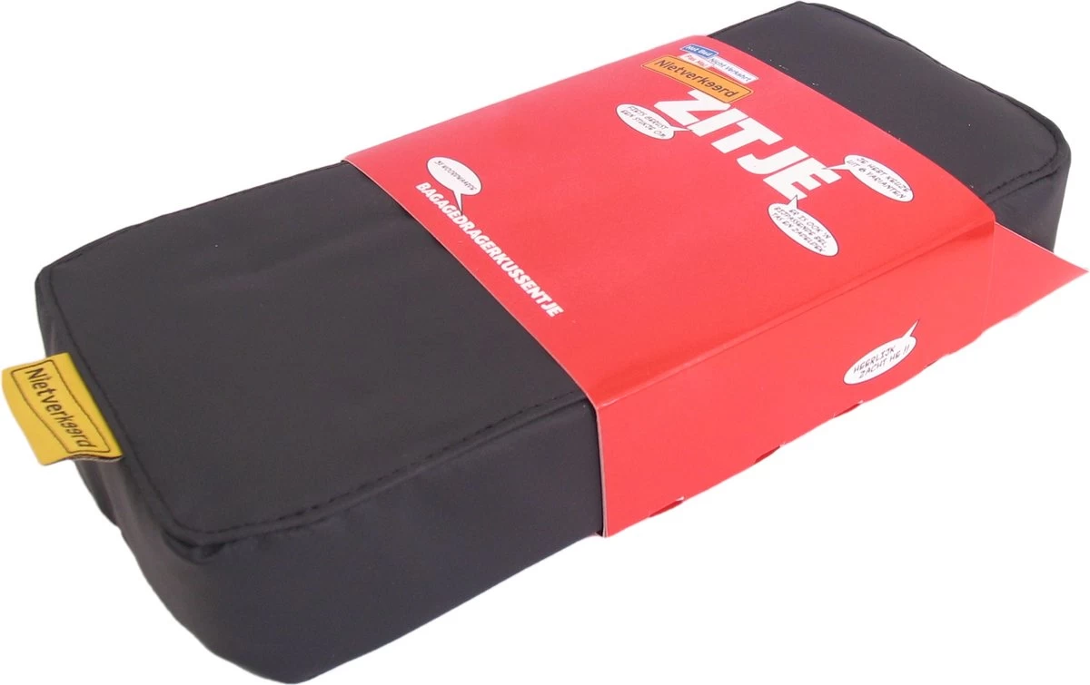 Niet Verkeerd Bagagedragerkussen Eco Zwart 32 Cm 4 Niet Verkeerd Bagagedragerkussen Eco Zwart 32 Cm - Afbeelding 2