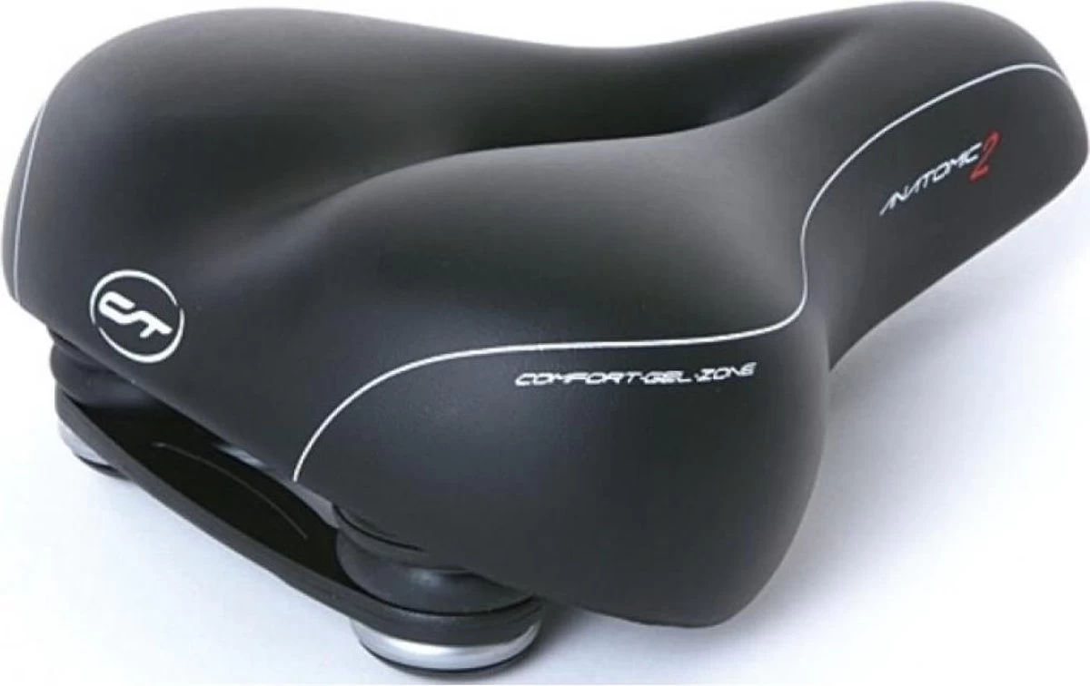 Contec City/Tour Dames Fietszadel - Anatomic 2 - Zwart - Waterdicht 3 Contec City/Tour Dames Fietszadel - Anatomic 2 - Zwart - Waterdicht