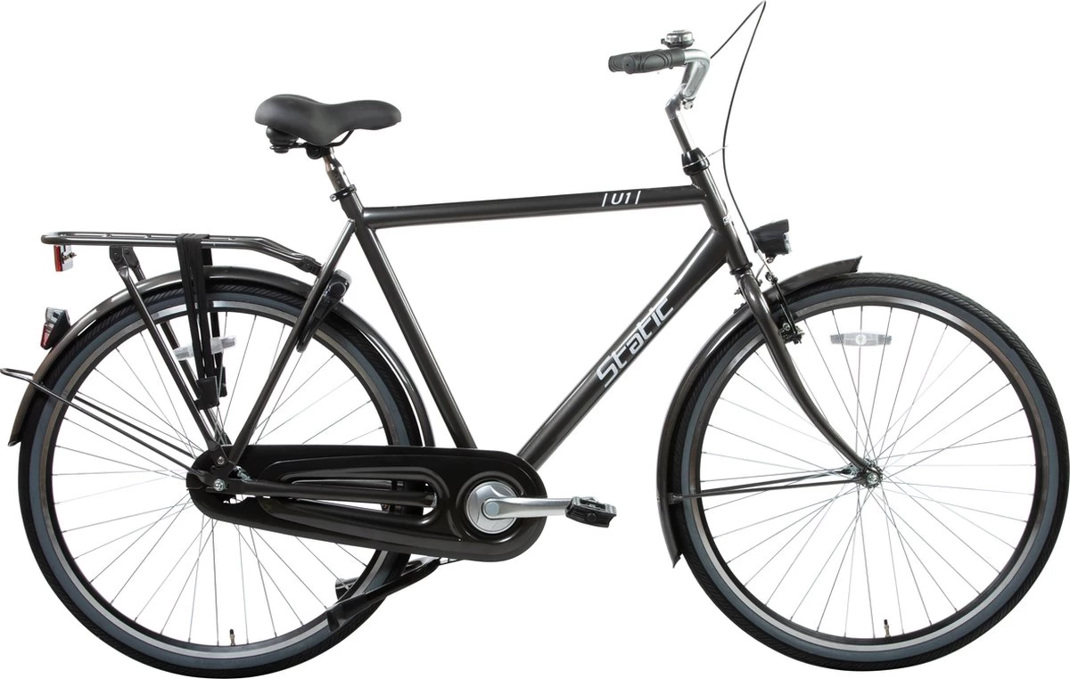 Static Herenfiets Urban 61 Cm Mat Zwart 3 Static Herenfiets Urban 61 Cm Mat Zwart