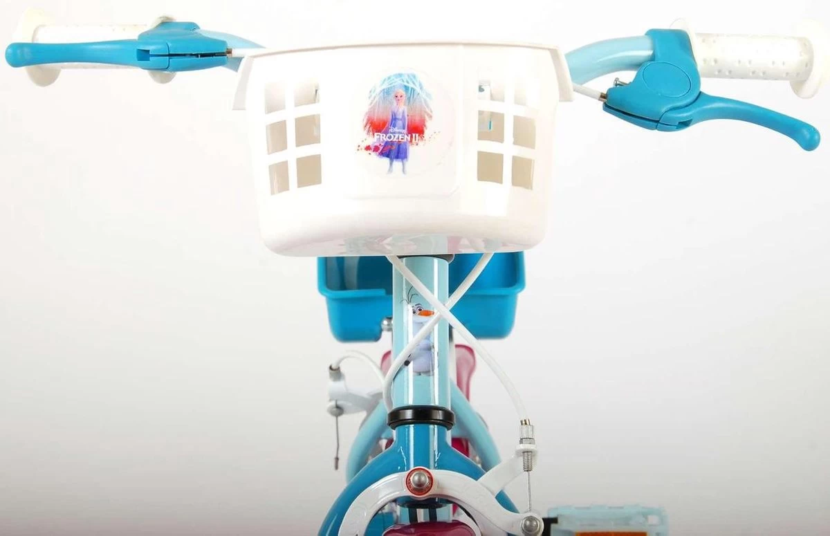 Volare Disney Frozen 2 Kinderfiets - Meisjes - 12 Inch - Blauw/Paars - Twee Handremmen 10 Volare Disney Frozen 2 Kinderfiets - Meisjes - 12 Inch - Blauw/Paars - Twee Handremmen - Afbeelding 8