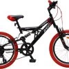 Amigo Fun Ride - Mountainbike 20 Inch - Voor Jongens En Meisjes - Met 7 Versnellingen - Zwart/Rood -Extreem Snel Rijden 1200x776 4