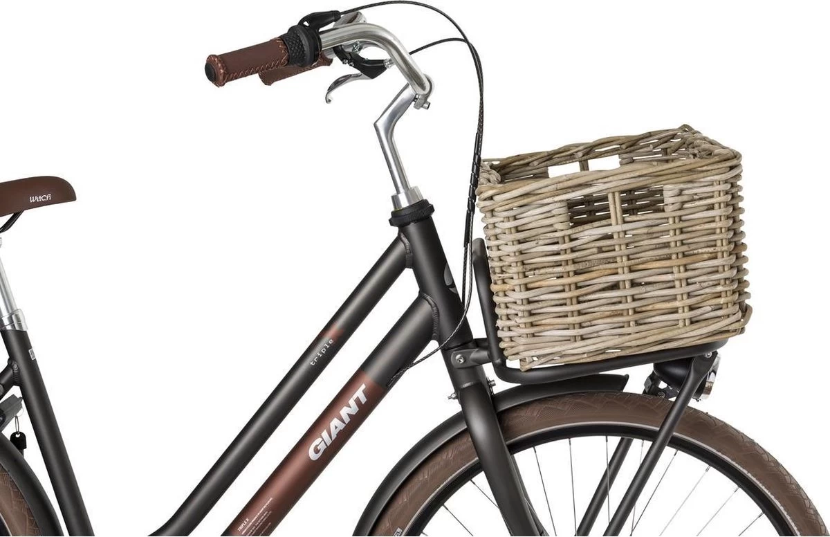 Fastrider Zeno Rotan Fietsmand - Naturel - 26L - Handgemaakt 4 Fastrider Zeno Rotan Fietsmand - Naturel - 26L - Handgemaakt - Afbeelding 2