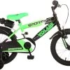 Volare Sportivo Kinderfiets - Jongens - 16 Inch - Neon Groen Zwart - 95% Afgemonteerd -Extreem Snel Rijden 1200x785