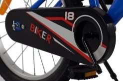 2Cycle Biker Kinderfiets - 18 Inch - Blauw - Jongensfiets -Extreem Snel Rijden 1200x789