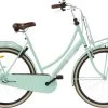 Nogan Vintage N3 - Transportfiets - Damesfiets - 28 Inch / 57 Cm - 3 Versnellingen - Oslo Groen