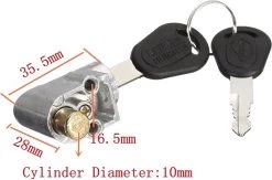 Accu Slot Elektrische Fiets - E-bike Batterij Slot - Anti Diefstal Slot - Accuslot- Veiligheidsslot -Extreem Snel Rijden 1200x791 12