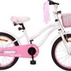 Amigo Flower Meisjesfiets - Kinderfiets 18 Inch - Wit