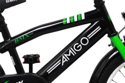 Amigo BMX Fun Jongensfiets - Kinderfiets 16 Inch - Zwart/Groen -Extreem Snel Rijden 1200x800 128