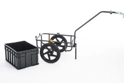 CLP Aanhanger Voor Fietsen WILLY, Dekzeil, Universele Koppeling Zwart -Extreem Snel Rijden 1200x800 353