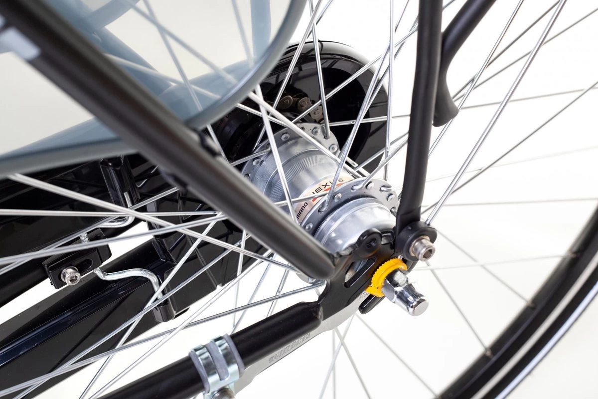 Amigo Bright - Damesfiets 28 Inch - Fiets Met 3 Versnellingen - Matzwart 8 Amigo Bright - Damesfiets 28 Inch - Fiets Met 3 Versnellingen - Matzwart - Afbeelding 6