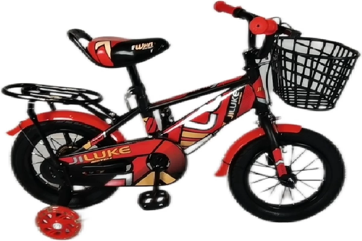 Kinderfiets - 12 Inch Kinderfiets -vanaf 2-4 Jaar Jongens En Meisjes Fietsen - Terugtrap -Rem -Stabilisatoren(2 Zijwieltjes)- Mandje - Achterbank - Rood 10 Kinderfiets - 12 Inch Kinderfiets -vanaf 2-4 Jaar Jongens En Meisjes Fietsen - Terugtrap -Rem -Stabilisatoren(2 Zijwieltjes)- Mandje - Achterbank - Rood - Afbeelding 8