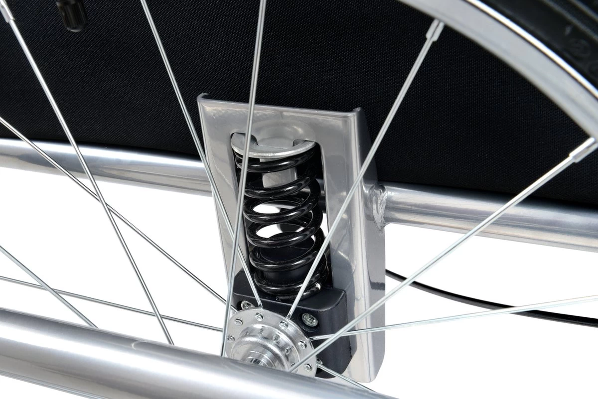 Fietskar Kind - Fietsaanhanger - Met Schokbreker - Blauw 10 Fietskar Kind - Fietsaanhanger - Met Schokbreker - Blauw - Afbeelding 8