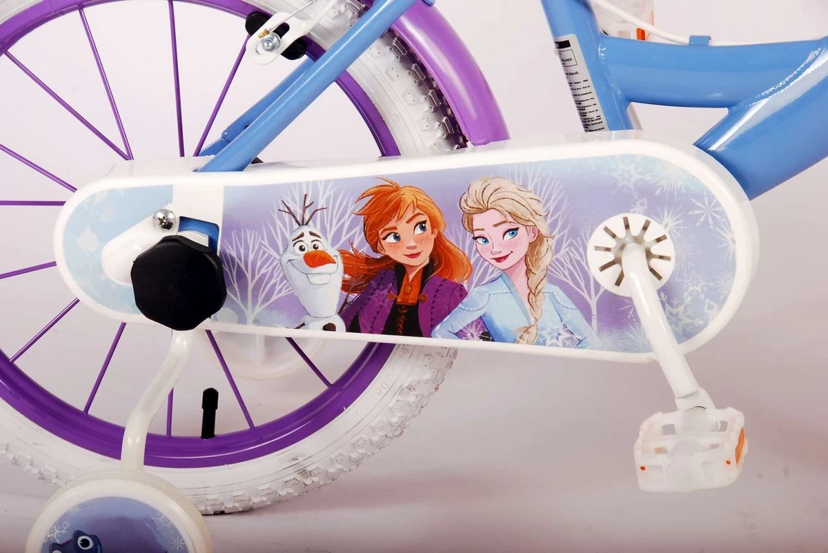 Disney Frozen 2 Kinderfiets - Meisjes - 16 Inch - Blauw - Twee Handremmen 18 Disney Frozen 2 Kinderfiets - Meisjes - 16 Inch - Blauw - Twee Handremmen - Afbeelding 16